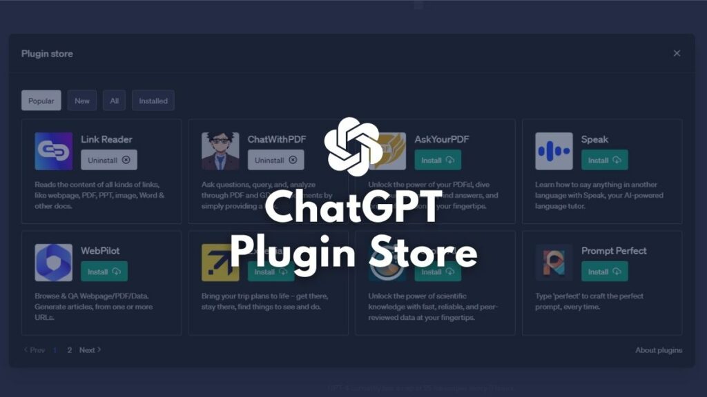 Chat GPT Store